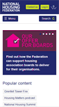 Mobile Screenshot of housing.org.uk
