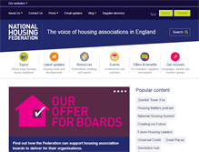 Tablet Screenshot of housing.org.uk